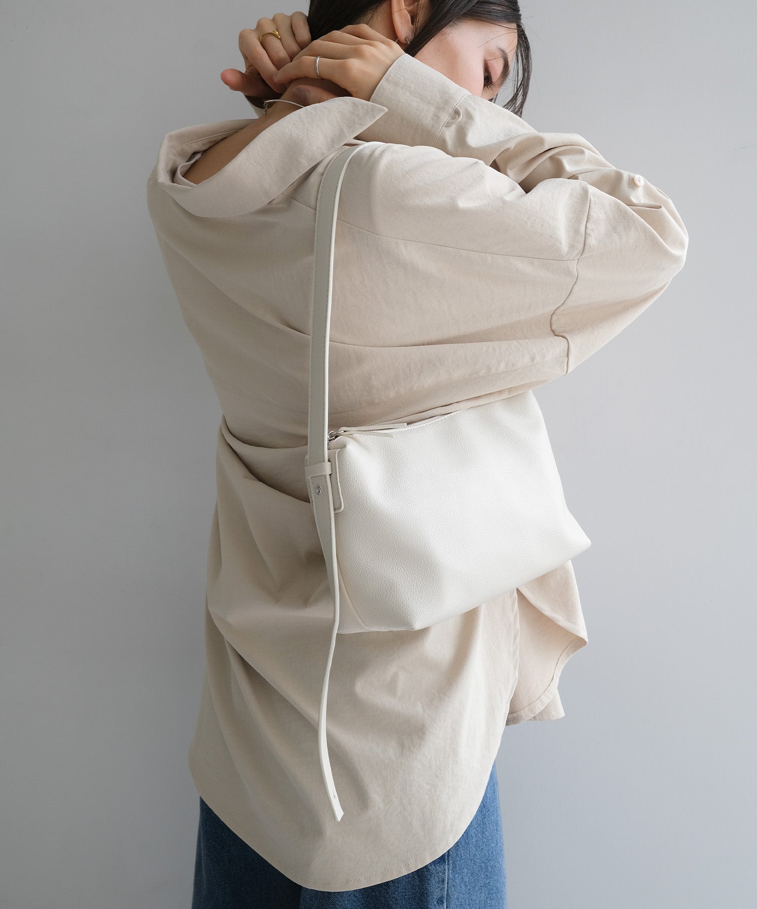 アンドミー andme マルチウェイ バッグ 3WAY evernavy エバーネイビー （アイボリー） アイボリー