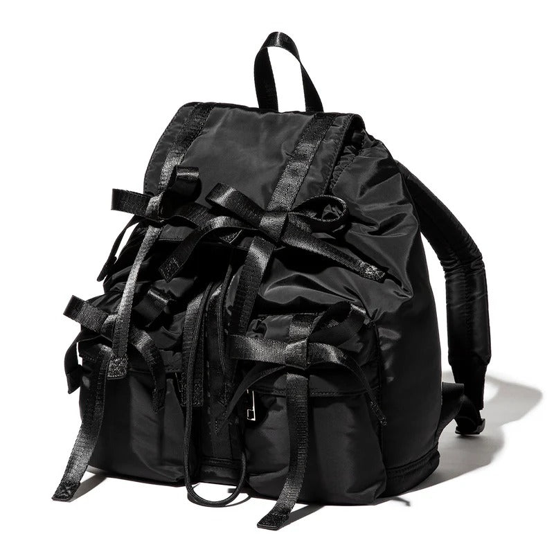 キャセリーニ Casselini リボン バックパック(Ribbon Backpack) (Black) Black