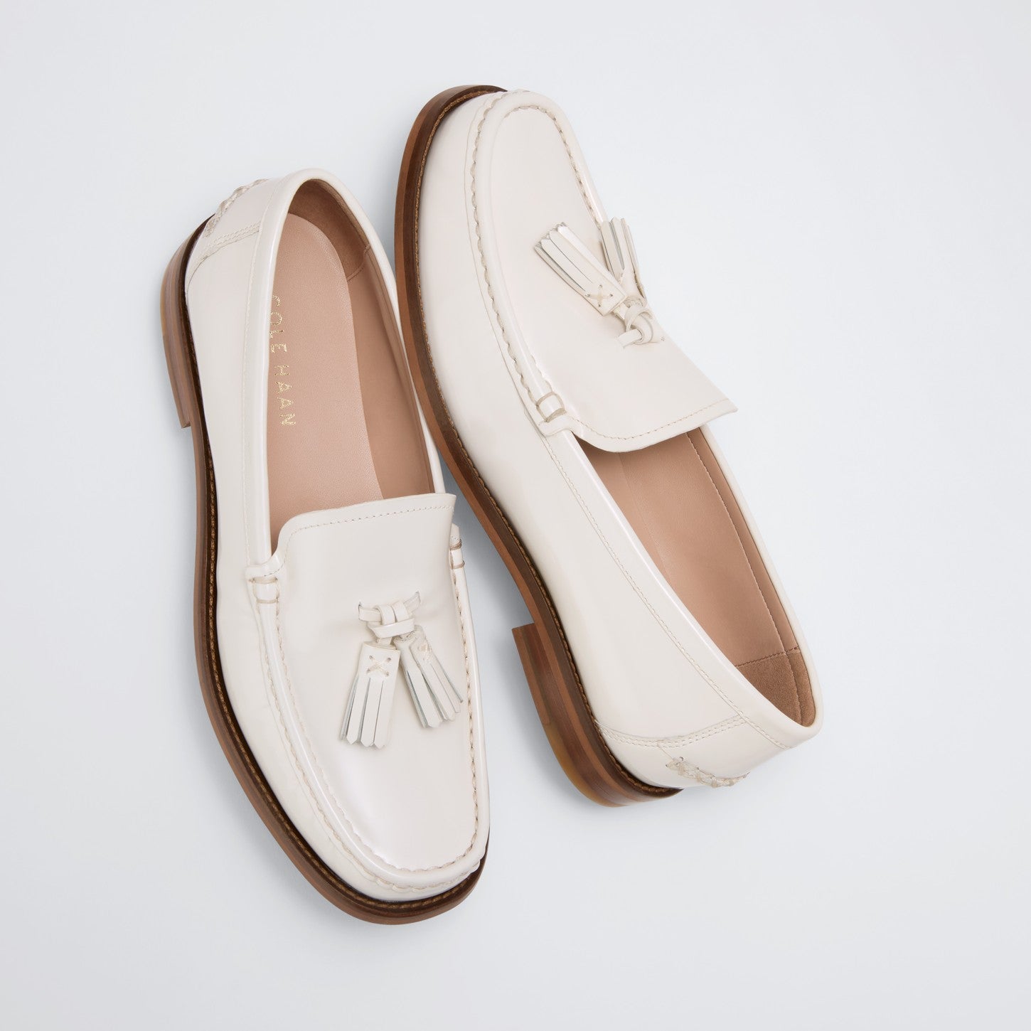 コール ハーン COLE HAAN ラナ ラックス タッセル ローファー womens （アイボリー ボックス レザー） アイボリー ボックス レザー