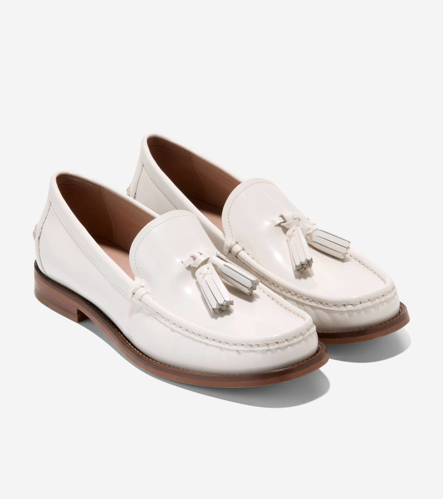 コール ハーン COLE HAAN ラナ ラックス タッセル ローファー womens （アイボリー ボックス レザー） アイボリー ボックス レザー