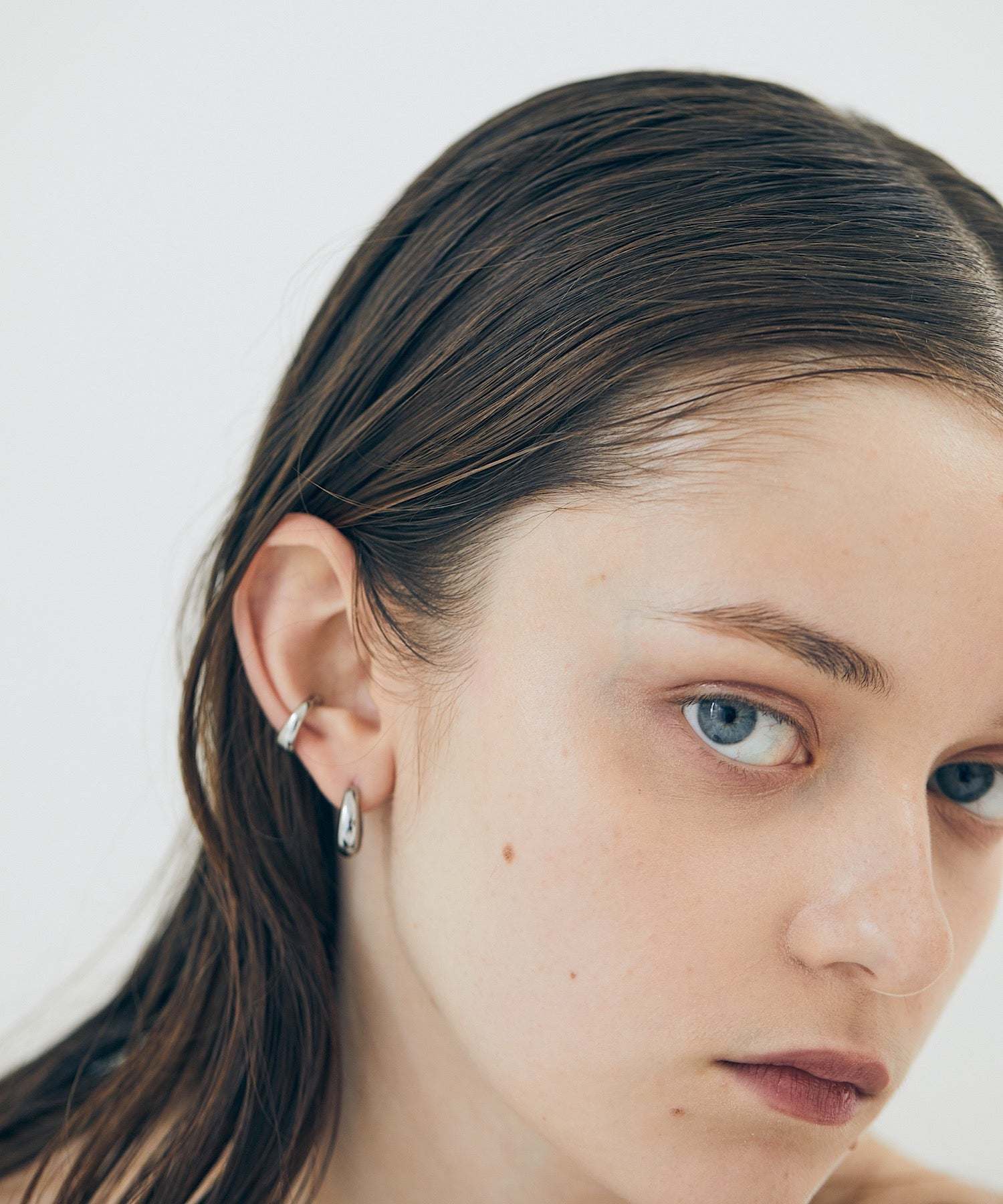 AR-MG Enough Tear-Shaped Earrings