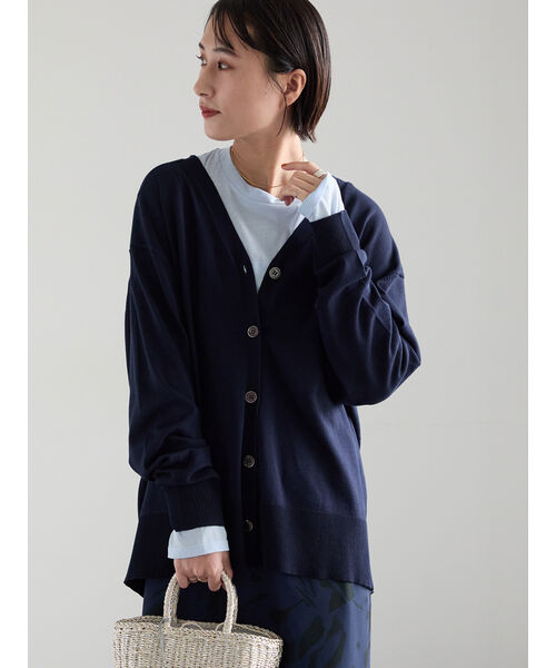 テチチ Te chichi 2WAYカシュクールVネックカーディガン《2026 spring catalog item》 (ネイビー) ネイビー